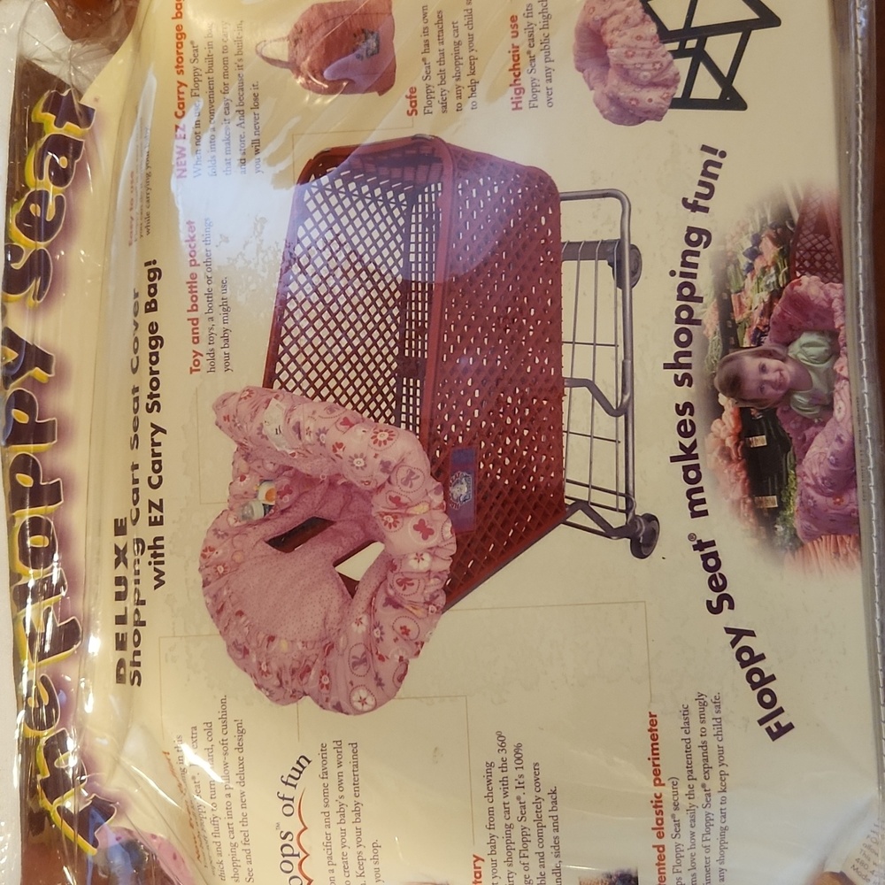 Floppy Seat Deluxe Shopping Cart Cover-NEW - Picture 3 of 6